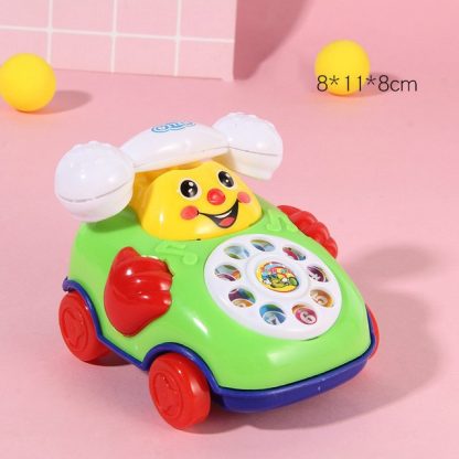 2 PCS Cartoon Creative Simulation Brake Cable Telephone Children Toy, Random Color and Style Delivery - Image 3