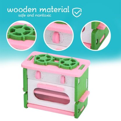 Simulation Miniature Wooden Furniture Kids Toys Doll House Set(582) - Image 3