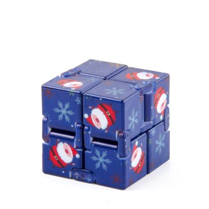 3 PCS Infinite Magic Cube Halloween & Christmas Theme Decompression Pocket Cube Second Order Cube Toy(No.335k-7 Christma