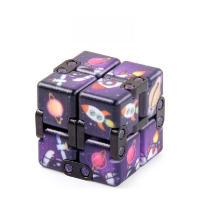 3 PCS  Infinite Magic Cube Halloween Theme Variety Flip Folding Second Order Magic Cube Finger Toy, Colour: NO.168-8-28