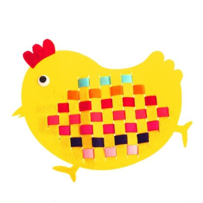 DIY  Handmade Non-woven Crafts Toy Teaching Baby Educational Toys for Children(Chick) - Image 2