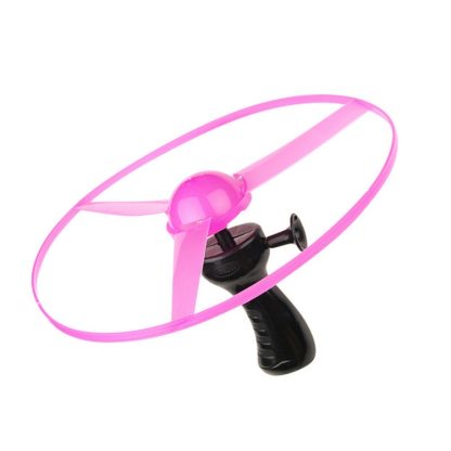 3 PCS Children Flash Toy Colorful Pull Line Glow Flash Saucer (Color Random Delivery) - Image 3