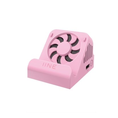 IINE Portable Video Conversion Base With Fan Cooling HDMI Video Converter For Nintendo Switch(Pink-L389)