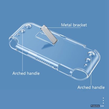 Oatsbasf Ultra-Thin Split Design Game Machine Protective Cover Transparent Anti-Yellow Console Protective Shell For Swit - Image 3