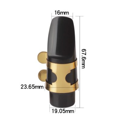 Saxophone Mouthpiece + Hat Clip Wind Instrument Accessories, Specification: Treble - Image 2