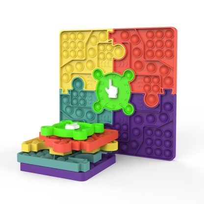 Silicone Desktop Puzzle Decompression Toy, Specification: Chessboard