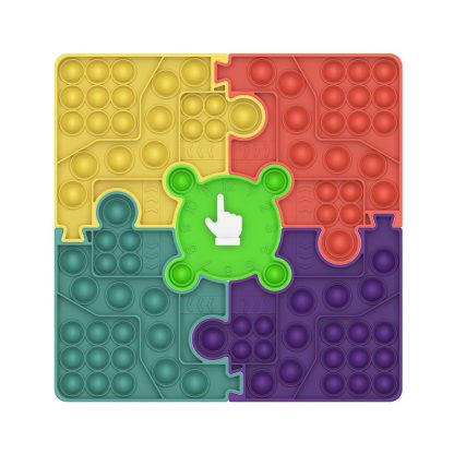 Silicone Desktop Puzzle Decompression Toy, Specification: Chessboard - Image 2