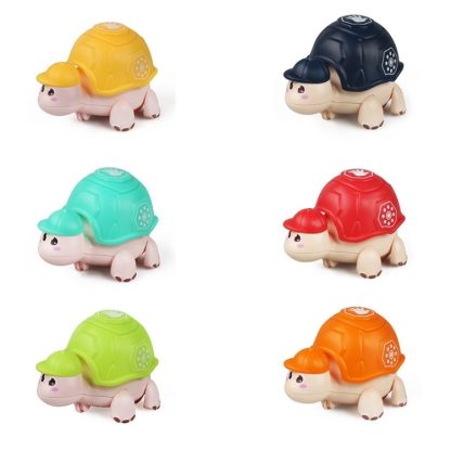 3 PCS Children Animal Press Crawling Toy Car, Random Color Delivery, Specification: Turtle - Image 2