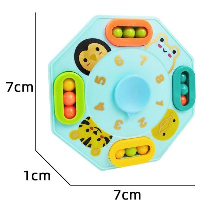 3 PCS 1092 Children Puzzle Reduced Pressure Fingertips Ball Double-Sided Rotation Unzip Toys(Circular) - Image 3