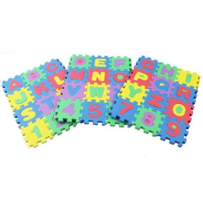 Children Educational Toys Foam Letter and Number Cognition Puzzle Game