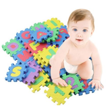 Children Educational Toys Foam Letter and Number Cognition Puzzle Game - Image 2