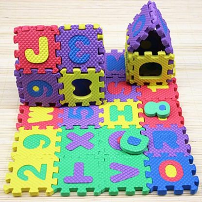 Children Educational Toys Foam Letter and Number Cognition Puzzle Game - Image 3