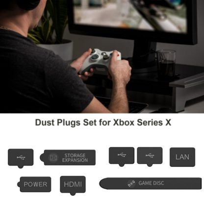 For XBOX Series S/X Host Dustproof Set Dust Plug,Style: Normal Edition - Image 3