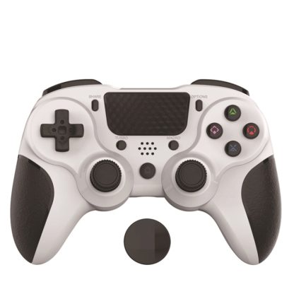 MB-P913 PC Six-Axis Somatosensory Back Key Programming Dual Vibration Bluetooth Gamepad For PS4 Pro(Black White)