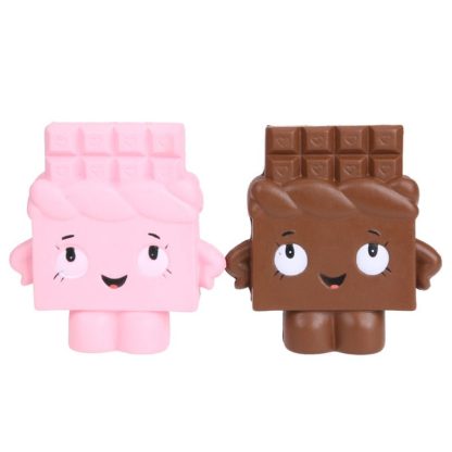 2 PCS TTPU1225 Slow Rebound Cartoon Cute Chocolate Decompression Toy(Brown) - Image 2