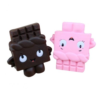 2 PCS TTPU1225 Slow Rebound Cartoon Cute Chocolate Decompression Toy(Brown) - Image 3