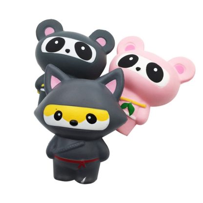 2 PCS TTPU1054 Cute Cartoon Animal Slow Rebound Decompression Toy(Panda Pink) - Image 3