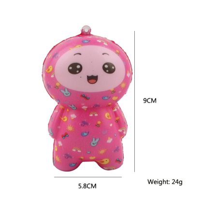 2 PCS TTPU1252 Color-Printed Smiley Face Doll Slow Rebound Decompression Toy(Yellow) - Image 2