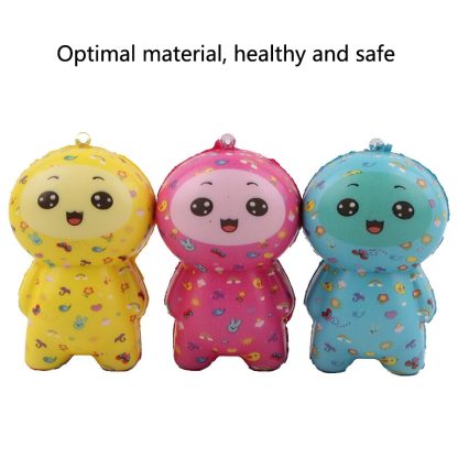 2 PCS TTPU1252 Color-Printed Smiley Face Doll Slow Rebound Decompression Toy(Yellow) - Image 3