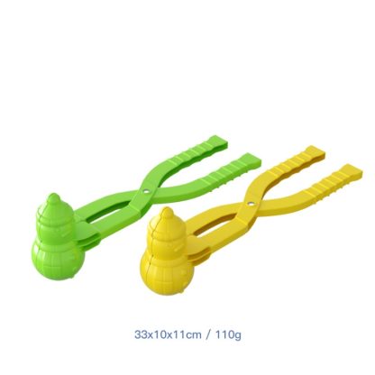 2 PCS Snowman Children Winter Outdoor Playing With Snow Grippers Snowball Fight Tools, Random Color Delivery - Image 2