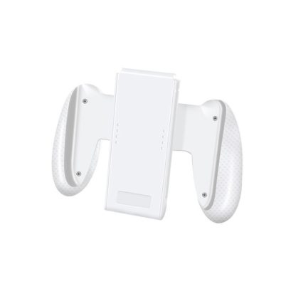 KJH NS-072 ABS Integrated Design Game Grip For Switch OLED(White) - Image 2