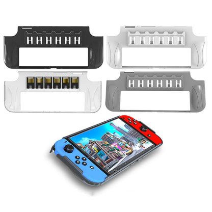 SND-481 Host Semi-Package PC Protective Shell Accommodate 6 Game Cards For Switch OLED(Transparent) - Image 2