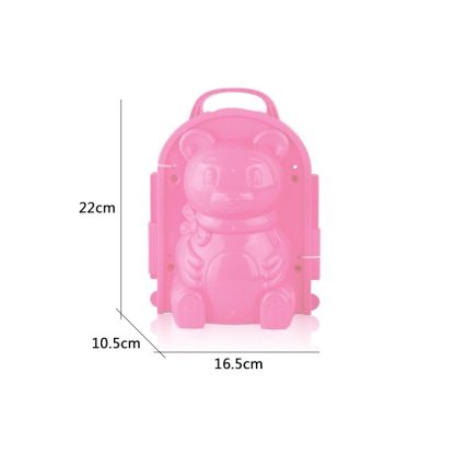 3 PCS Children Winter Outdoor Toy 3D Snow & Sand Mould Tool, Random Colors Delivery, Style: Rabbit - Image 3