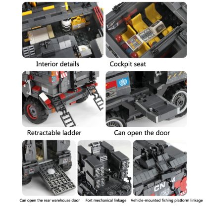 SEMBO Children Building Blocks Puzzle Assembling Toys(Troop Carrier) - Image 3