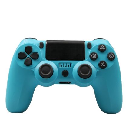 Wireless Bluetooth Game Controller Gamepad With Light For PS4, Color: Blue