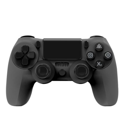 Wireless Bluetooth Game Controller Gamepad With Light For PS4, Color: Black