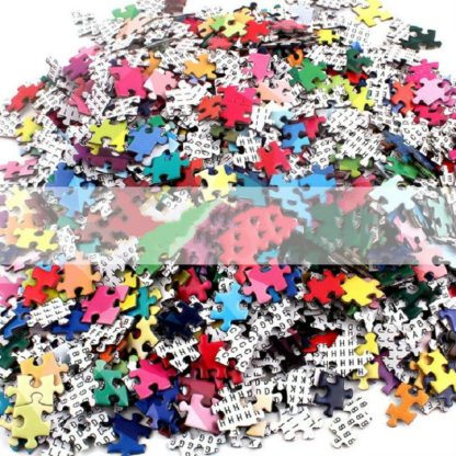 1500 Pieces Irregular Plane Paper Puzzle Jigsaw Toy 80x60cm(Skull Doll) - Image 3