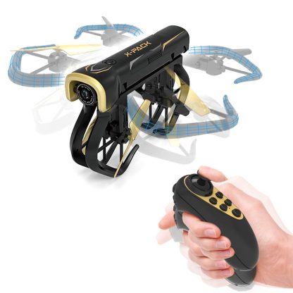 XT-5 Folding Four-Axis Fixed-Height High-Definition Aerial Remote Control Drone, Style: Regular Version