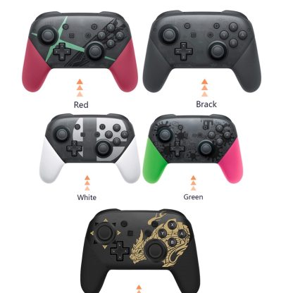 L-0326 Wireless Gamepad For Switch Pro,Style: Green Pink - Image 2