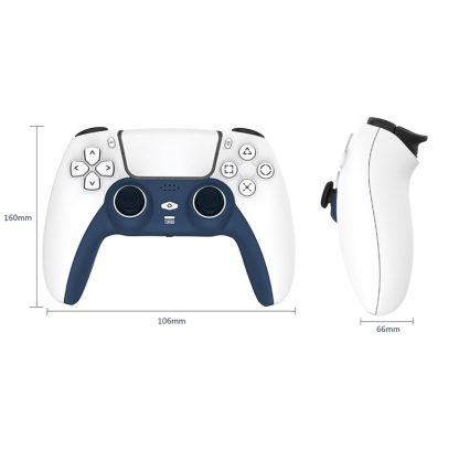 Wireless Bluetooth Gamepad Built-In Microphone & 3.5mm Headphone Jack For PS4(Ice Snow Blue) - Image 3