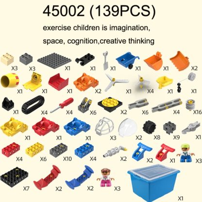 45002 (139 PCS) Children Assembling Building Block Toy Set - Image 2