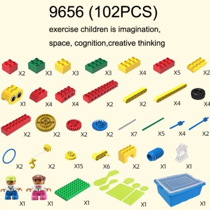 9656 (102 PCS) Children Assembling Building Block Toy Set - Image 2