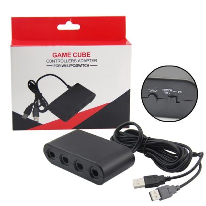 GC Handle To Wii U/PC/Switch Converter Adapter(Black) - Image 2