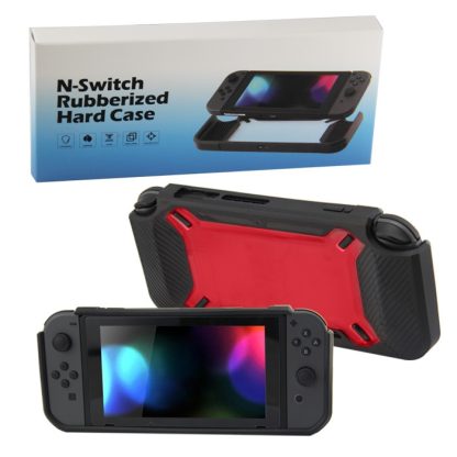 Scratch-Resistant Back Cover For Nintendo Switch(Black + Red)