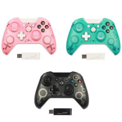 N-1 2.4G Wireless Joystick Direct Connection Gamepad For XBOX ONE(Pink) - Image 2