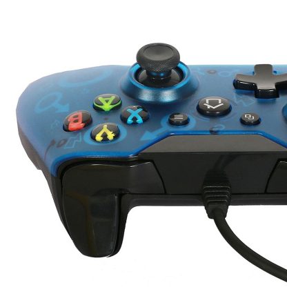 N-1 Wired Joystick Gamepad For XBOX ONE / PC, Product color: Blue - Image 3