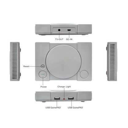 8-Bit Mini Double Players TV Game Console Built-in 620 Games(EU Plug) - Image 3