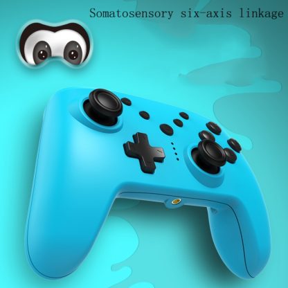 Wireless Bluetooth With Vibration Six-Axis Somatosensory Handle For Switch Host(Blue) - Image 2