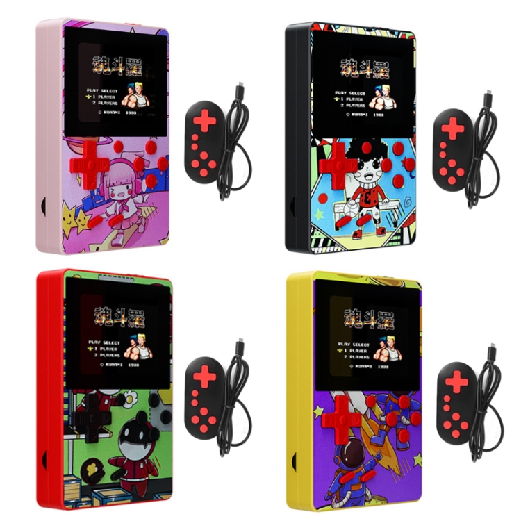 X50 500 in 1 2.8 Inch Kids Macaron Handheld Game Console, Style: Doubles (Purple) - Image 2