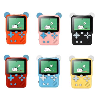 I50 999 in 1 Children Cat Ears Handheld Game Console, Style: Singles (Orange) - Image 2