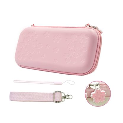 AKSW-147 Sakura Hard Bag Storage Bag For Switch Oled(Pink)