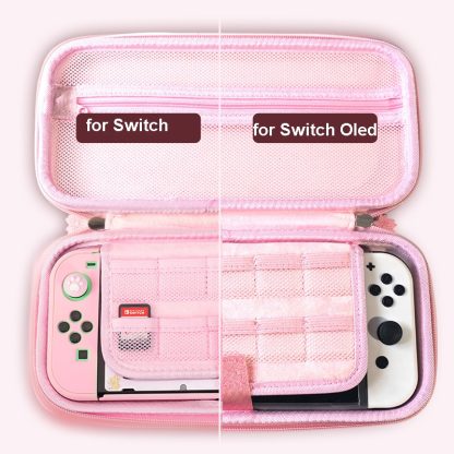 AKSW-147 Sakura Hard Bag Storage Bag For Switch Oled(Pink) - Image 3