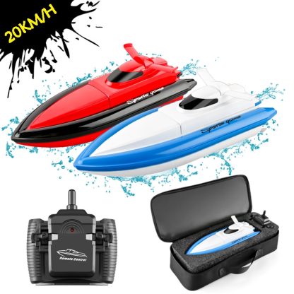 2.4G High-Speed Remote Control Boat Electric Navigation Model Toy(Red) - Image 2