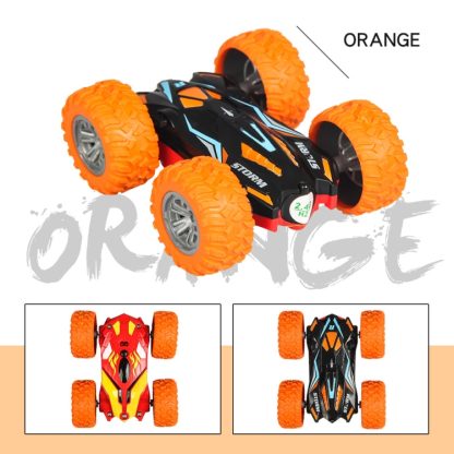 Rapid Stunt Remote Control Charging Car Jumping Dump Truck(Orange) - Image 2