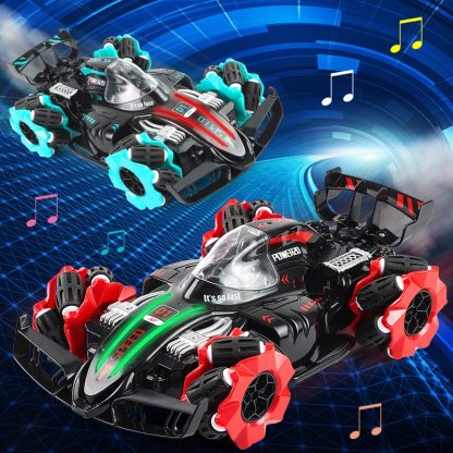 RD158-2 2.4G Four-Wheel Drive Horizontal Spray Remote Control Car(F1 Red) - Image 2