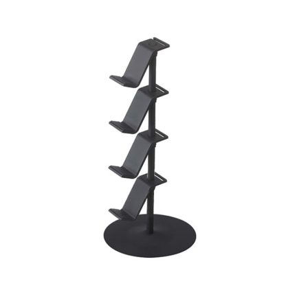 Gamepad Storage Rack Desktop Headphone Storage Rack, Color: 4 Floors Black